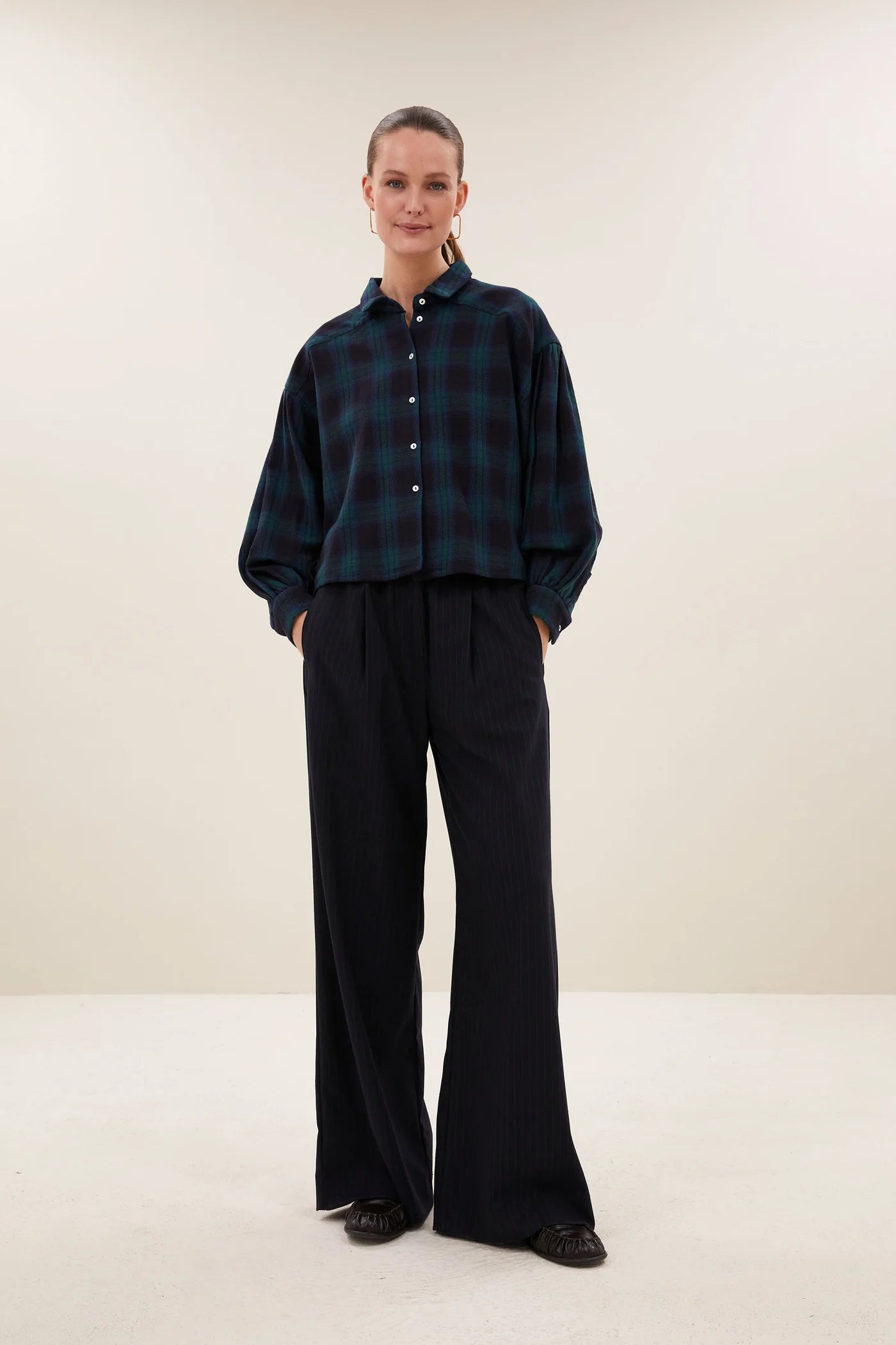 Pantalon BENJI bleu marine FW26