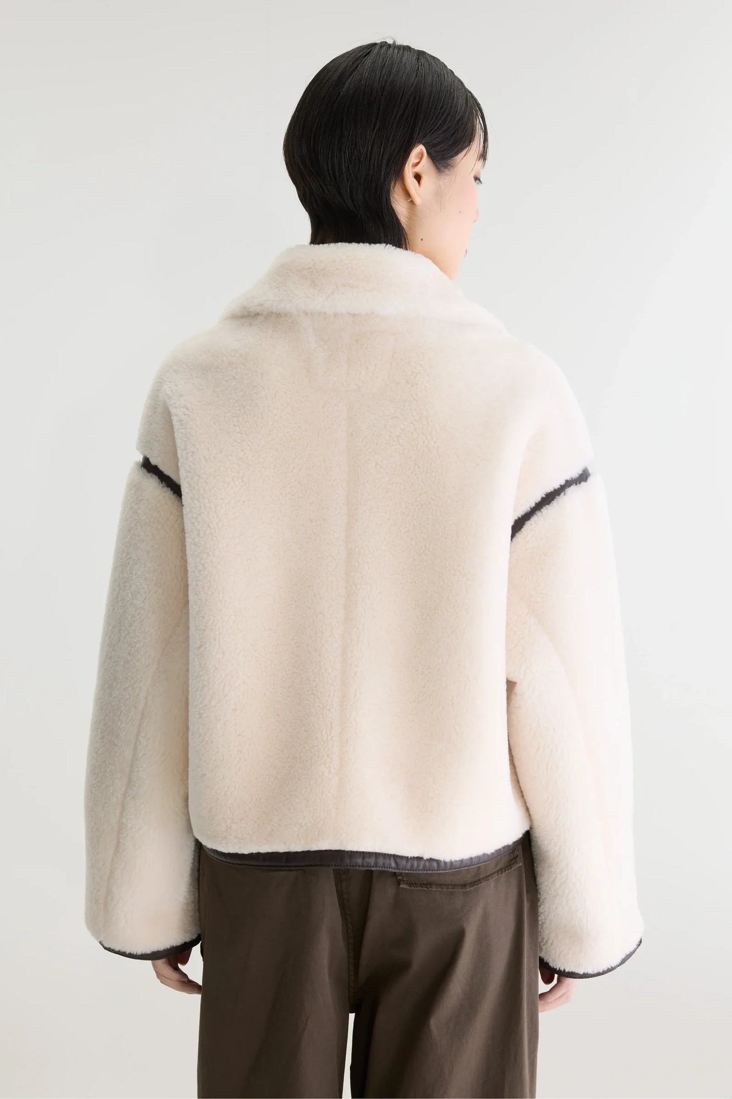 Veste JELATI écrue & bordeaux