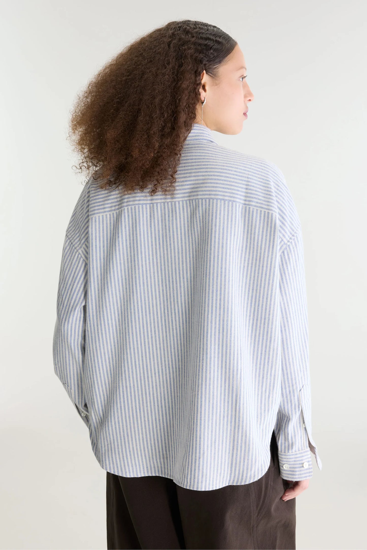 Chemise JAXIE lignée bleu&blanc