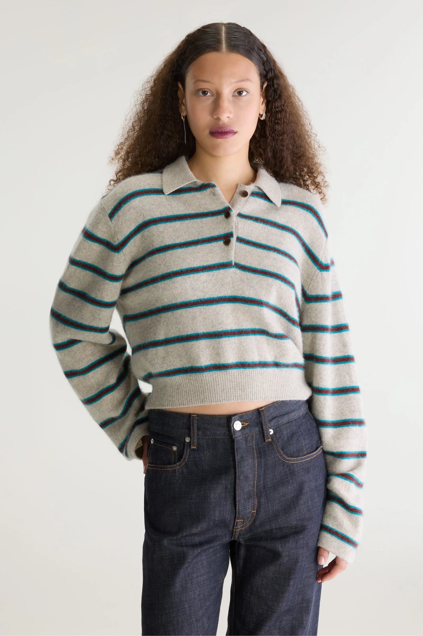 Pull DUSSYR en maille gris