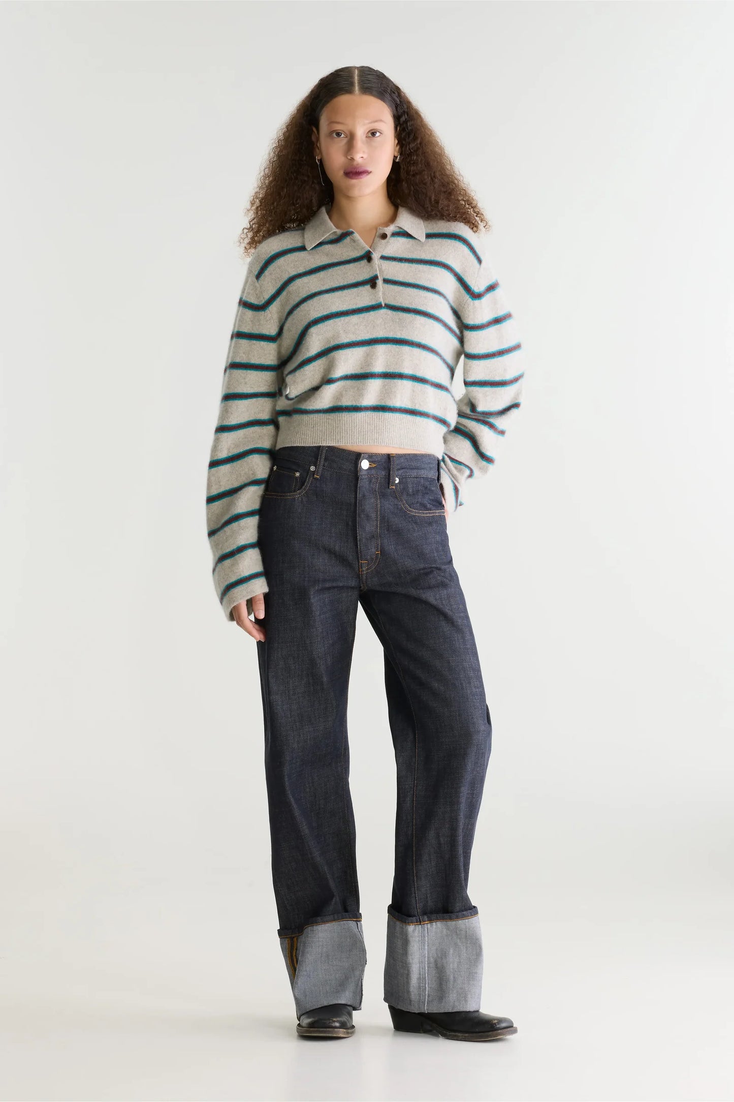 Pull DUSSYR en maille gris