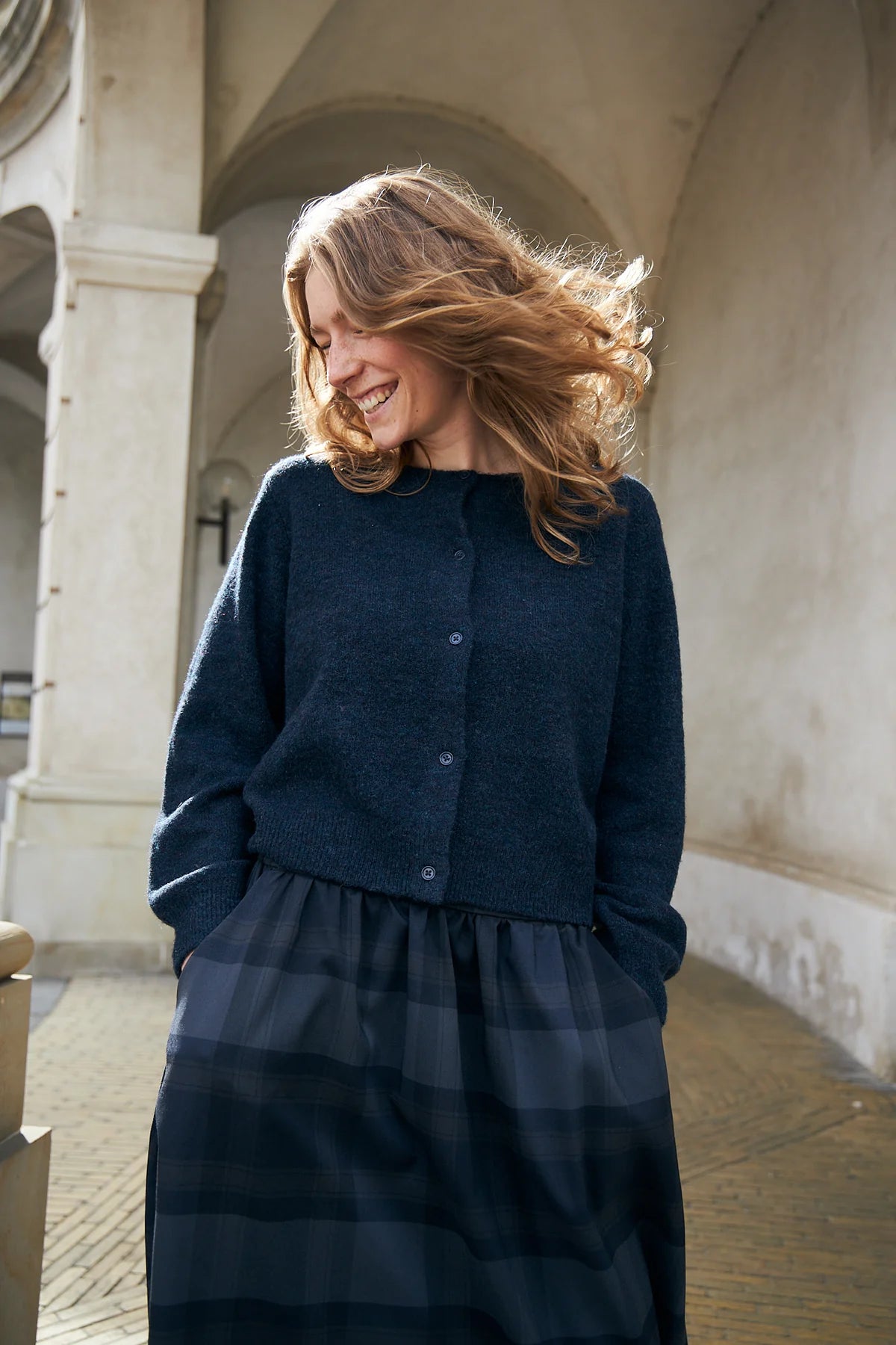 Cardigan ROWE bleu marine