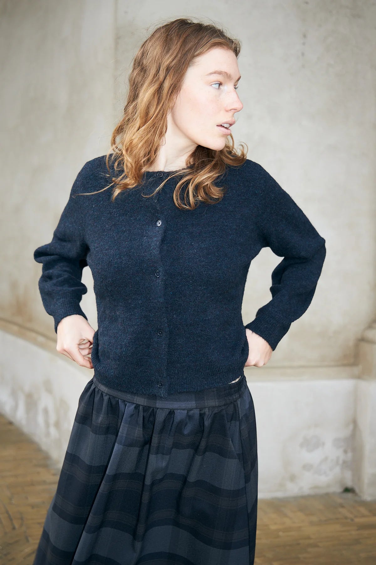 Cardigan ROWE bleu marine
