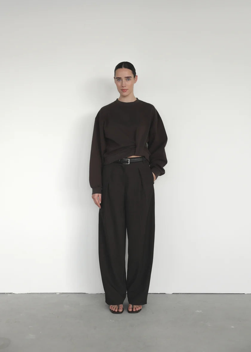 Pantalon TARO chocolat