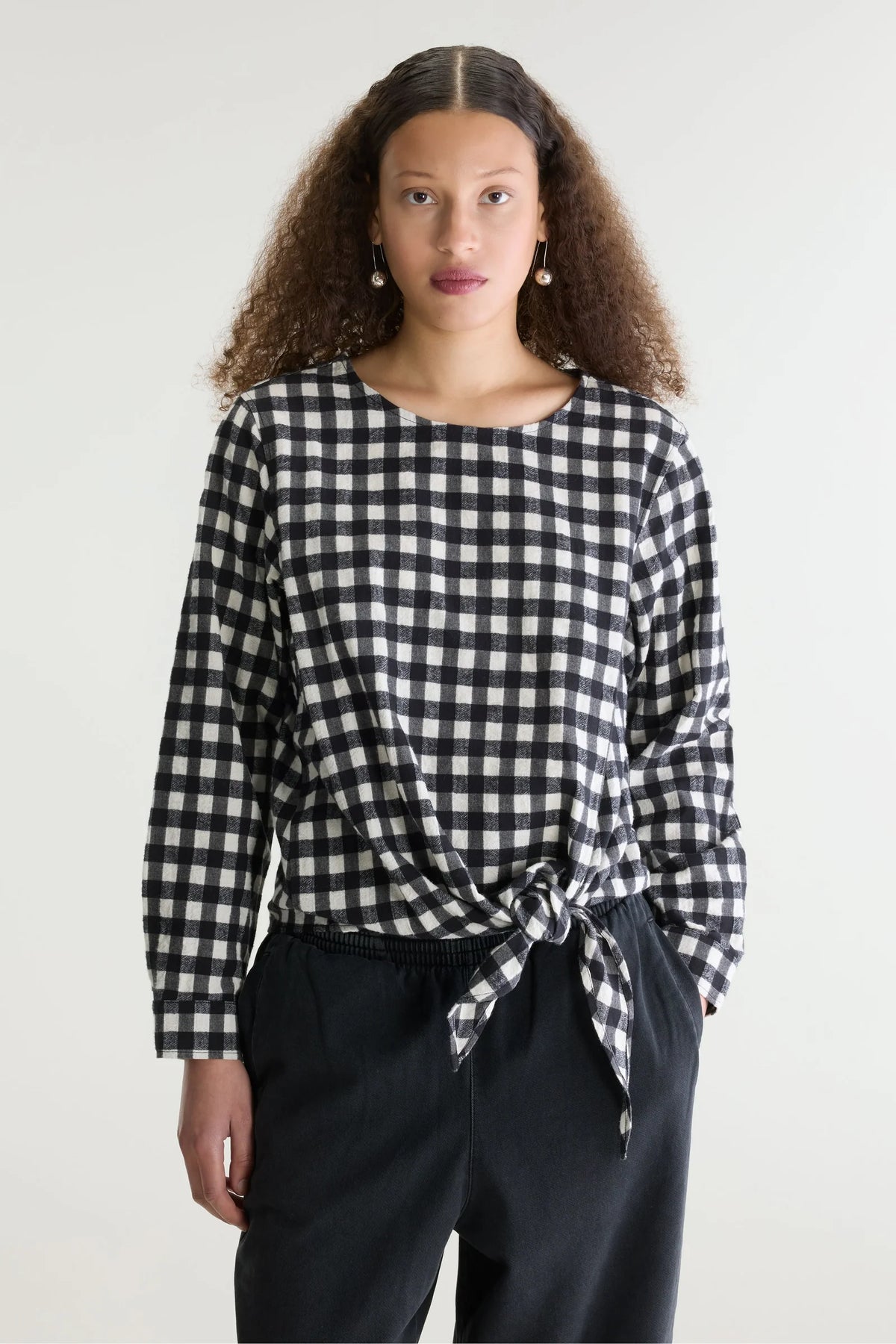 Blouse KAMI à carreaux