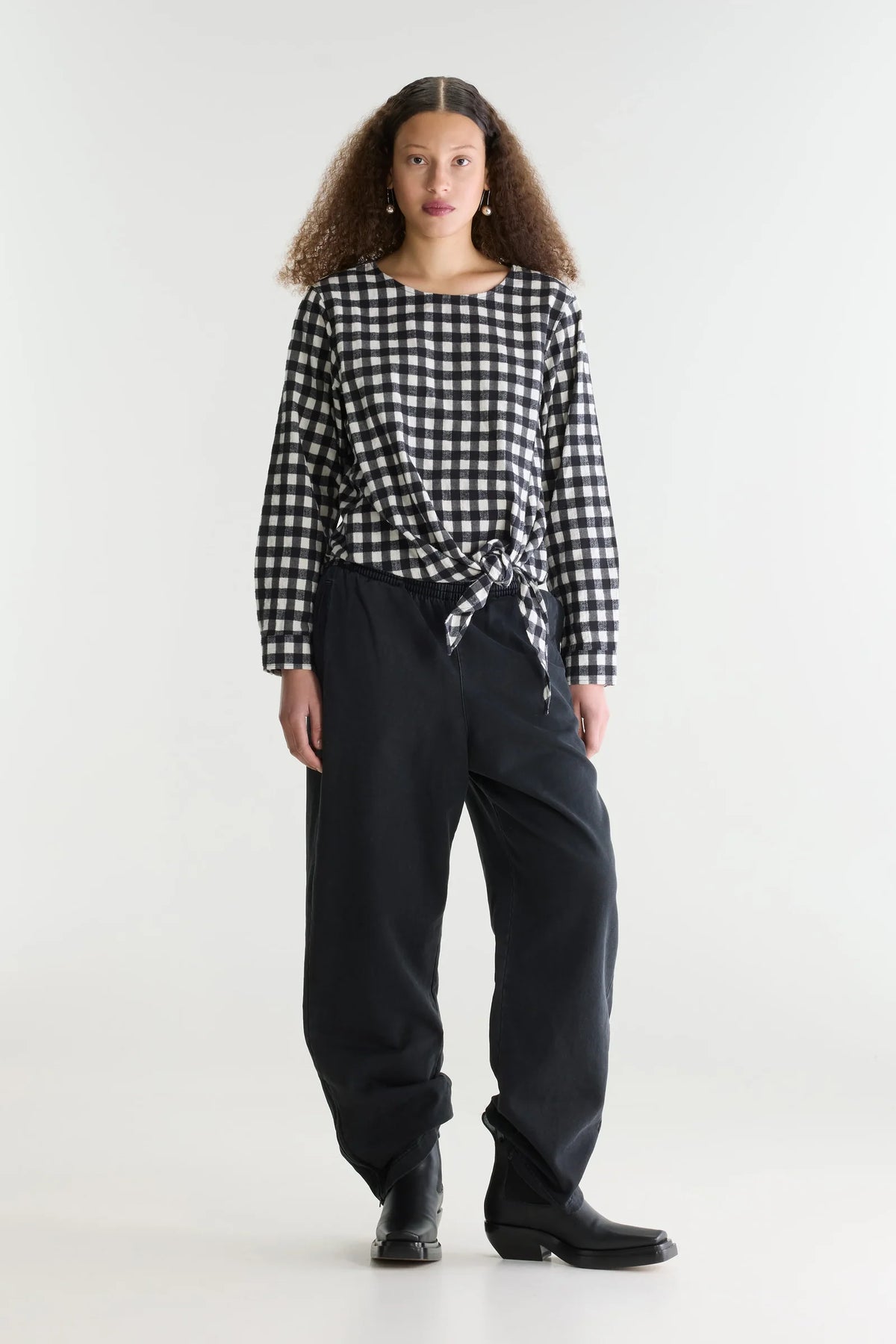 Blouse KAMI à carreaux