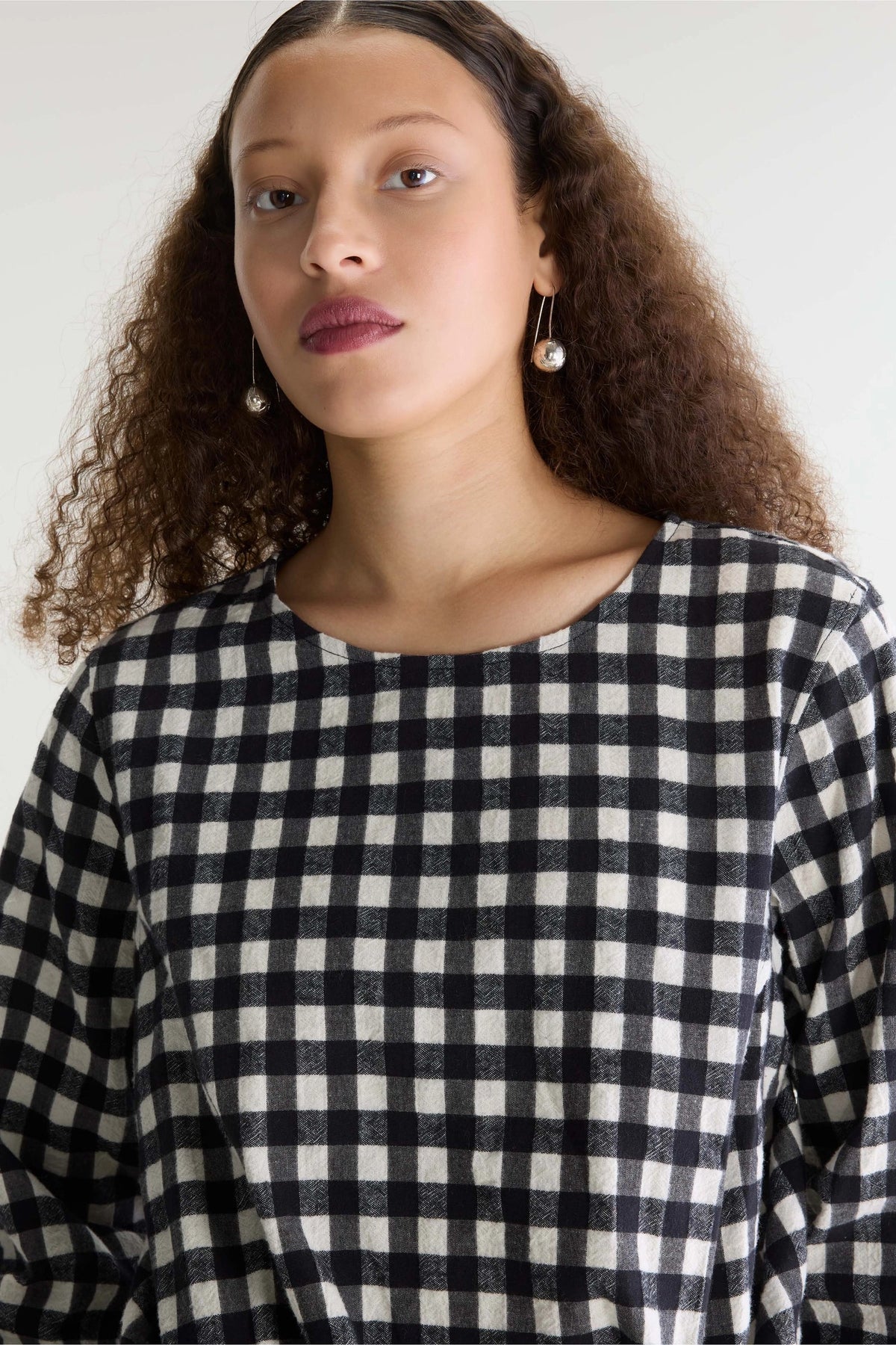 Blouse KAMI à carreaux